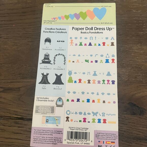 Cricut Provo Craft 2 Shapes Cartridges Bundle Scrapbooking, Art and Crafts - Picture 6 of 7